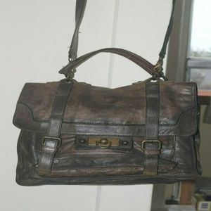 Womens FRYE Cameron Distressed Leather Satchel bag